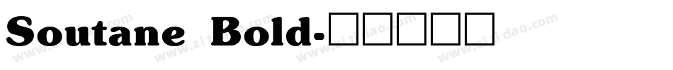 Soutane Bold字体转换